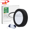 Đèn led ốp trần tròn 6W viền đen màu vàng