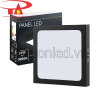 Đèn led ốp trần vuông 24W vỏ đen màu vàng