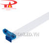 Máng Đèn LED Đôi T8 1.2m Đầu Xanh