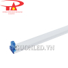 Máng đèn LED đơn T8 đầu xanh 1m2