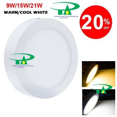 Đèn led ốp nổi 24W tròn