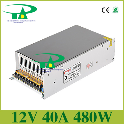 Nguồn tổ ong 12V 40A có quạt