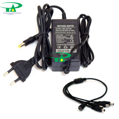 Adapter 12V 2A hai đầu loại tốt