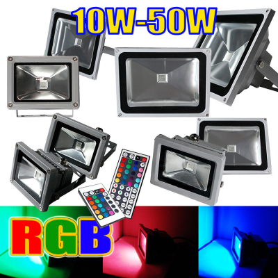 Đèn pha led đổi màu GRB