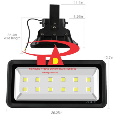 Đèn pha led 600W