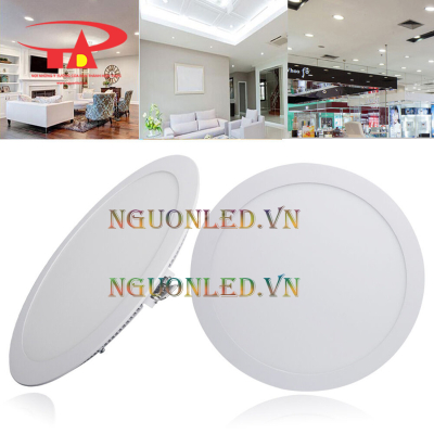 Đèn led âm trần tròn 3 màu 18w