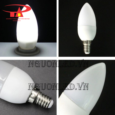 Đèn led trái ớt 1w màu trắng