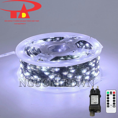 Dây đèn LED đom đóm màu trắng 100m