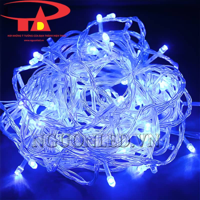 Dây led Noel chớp màu xanh dương