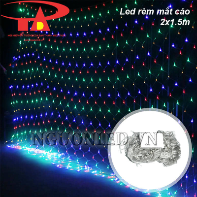 Đèn led mắt cáo 2x1.5m đủ màu