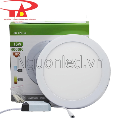 Đèn led ốp nổi 18W tròn màu trung tính