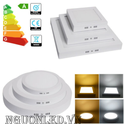 Đèn led ốp trần vuông