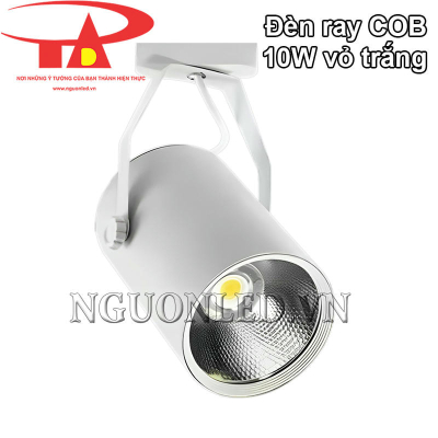 Đèn led rọi ray COB 10W vỏ trắng