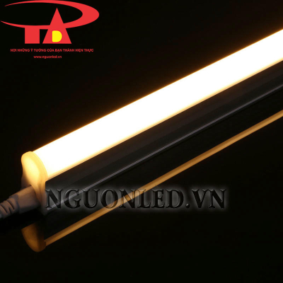 Đèn LED T5 liền máng màu vàng