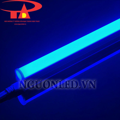 Đèn LED T5 liền máng màu xanh dương