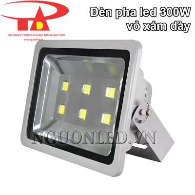 Đèn pha led 300W vỏ xám dày