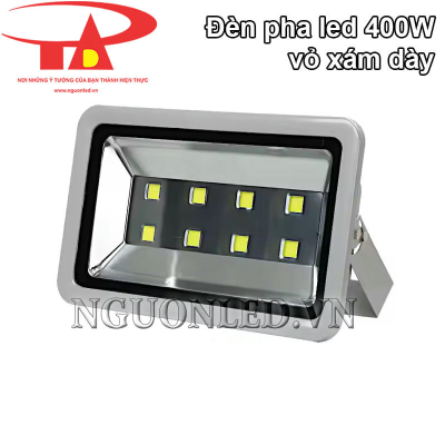 Đèn pha led 400W vỏ xám dày