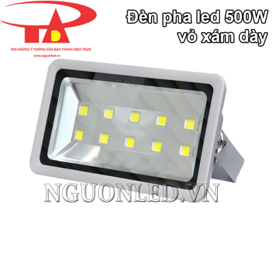 Đèn pha led 500W vỏ xám dày