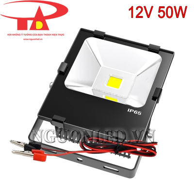 Đèn pha led 50W đầu vào DC12V