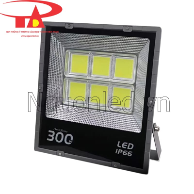 Đèn pha led cob vỏ đen 300w