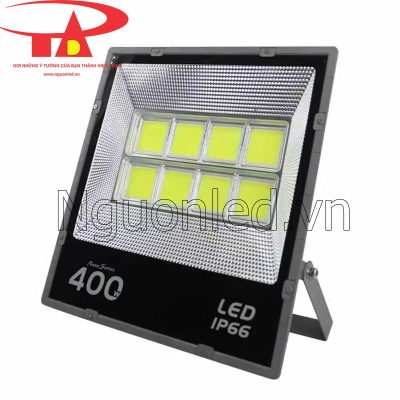 Đèn pha led cob vỏ đen 400w