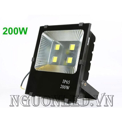 ĐÈN PHA LED VỎ ĐEN 200W