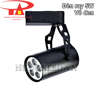 Đèn led ray 5W vỏ đen