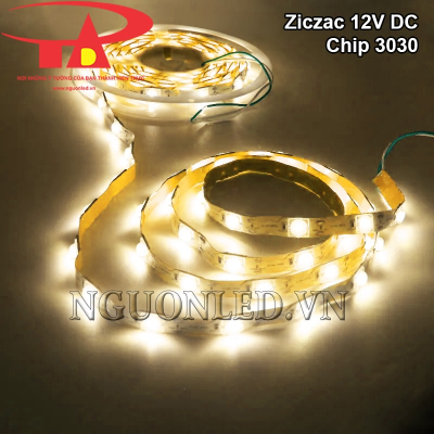 Led dây 12V ziczac 3030 vàng nắng