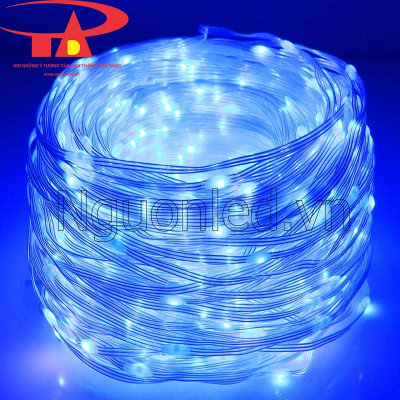 Led dây hạt gạo chống nước 100M xanh dương