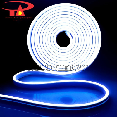 Led dây neon flex 12V màu xanh dương