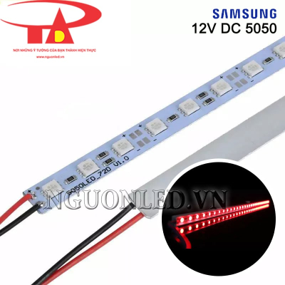 Led thanh 12V 5050 Samsung màu đỏ