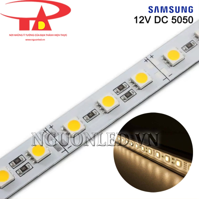 Led thanh 12V 5050 Samsung màu vàng