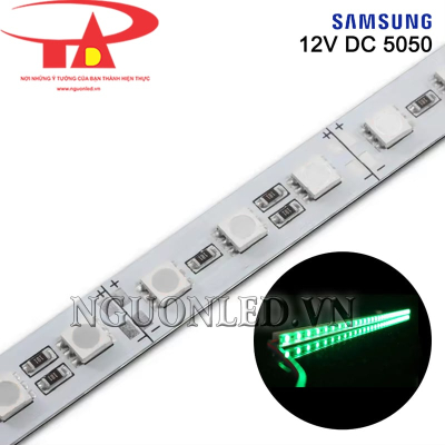 Led thanh 12V 5050 Samsung màu xanh lá