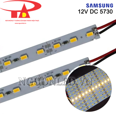 Led thanh 12V 5730 Samsung màu vàng