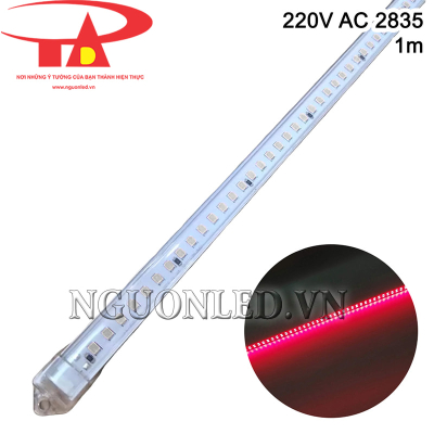 Led thanh 220V 2835 1m màu đỏ