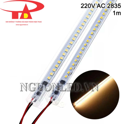 Led thanh 220V 2835 1m màu vàng