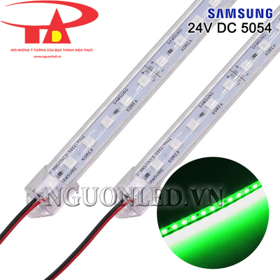 Led thanh 24V 5054 Samsung xanh lá