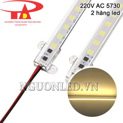 Led thanh 5730 220V màu vàng