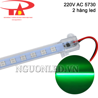 Led thanh 5730 220V xanh lá