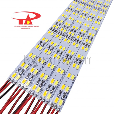 Led thanh nhôm 24v 2 hàng led