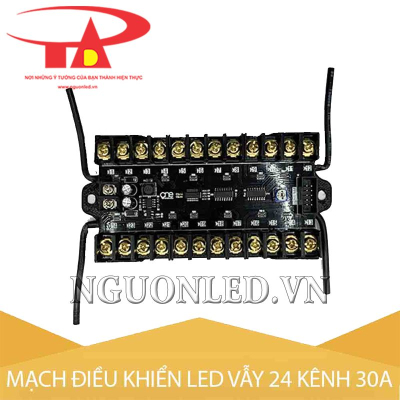 Mạch led vẫy 24 Kênh 30A Oneled