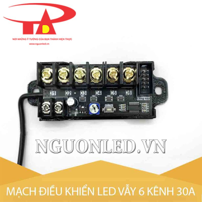 Mạch led vẫy 6 Kênh 30A Oneled