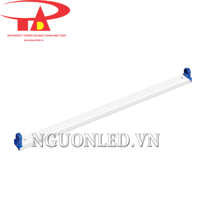 Máng đèn LED đơn T8 0.6m đầu xanh
