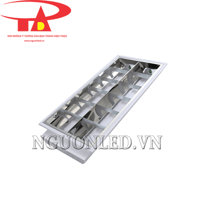Máng đèn LED xương cá 600x300 2 bóng