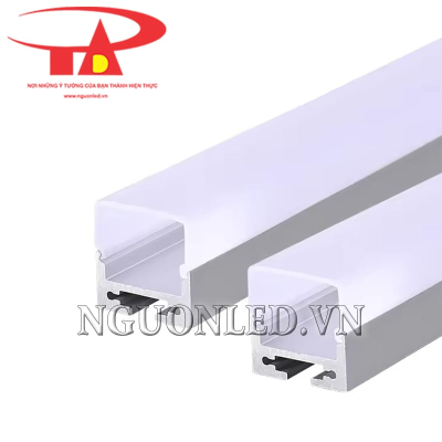 Thanh nhôm profile U 20x20 ốp nổi