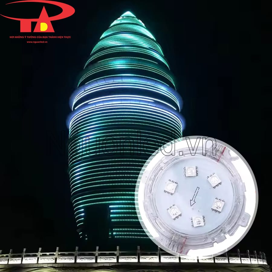 Led bát 50mm full màu điện áp 24V