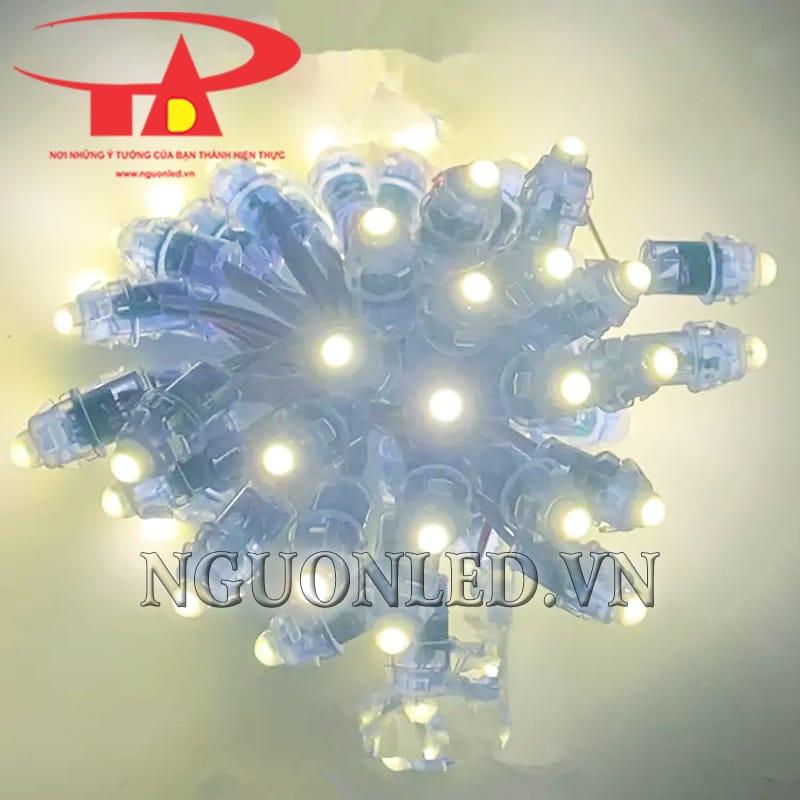 Led đúc 5v màu vàng nắng chống nước