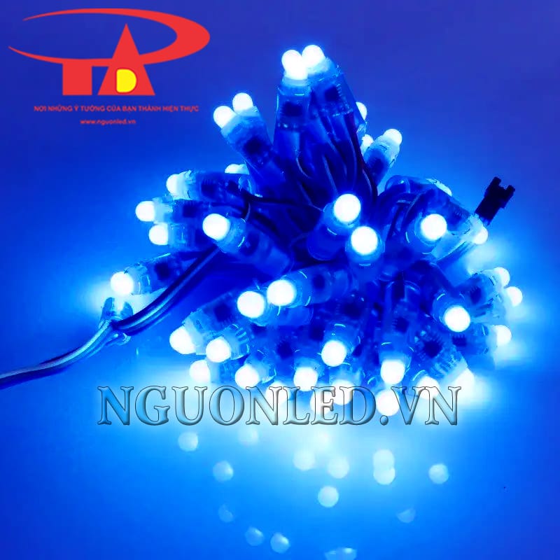 Led đúc F7 5V ánh sáng xanh dương