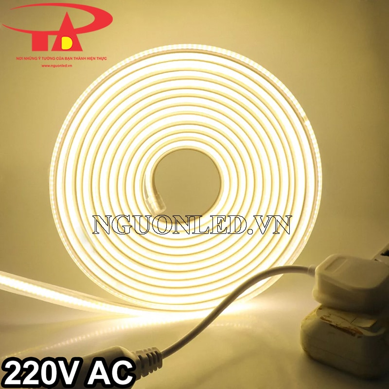 Đèn led cob 220V màu vàng