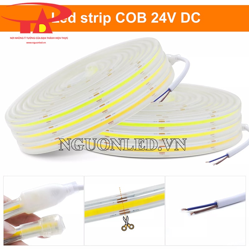 Led dây dẻo 24V cuộn 5m loại tốt